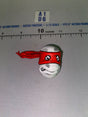 1/12 Scale Raphael Teenage Mutant Ninja Turtles Male Head Sculpt - Neca