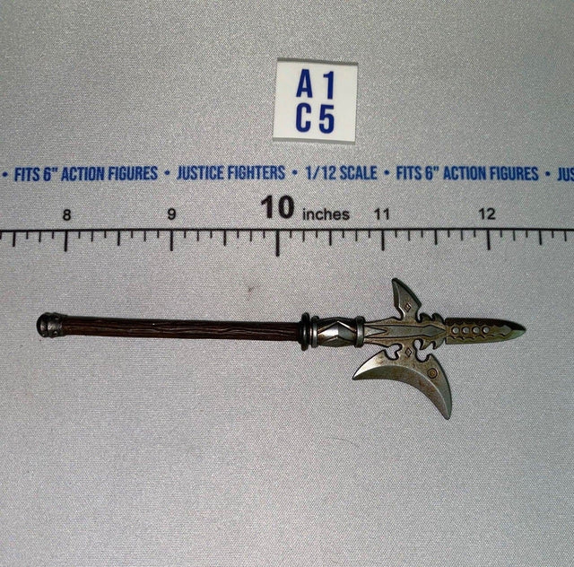 1/12 Scale Medieval Fantasy Spear with Crescent Blade - Four Horsemen - Mythic Legions