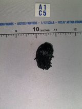 1/12 Scale Long Black Hair for Head Sculpt - GI Joe Classified