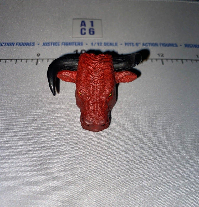 1/12 Scale Fantasy Bull Head Sculpt with Horns - Four Horsemen - Mythic Legions