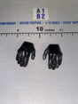 1/12 Scale Superhero Armored Gloved Hands Pair