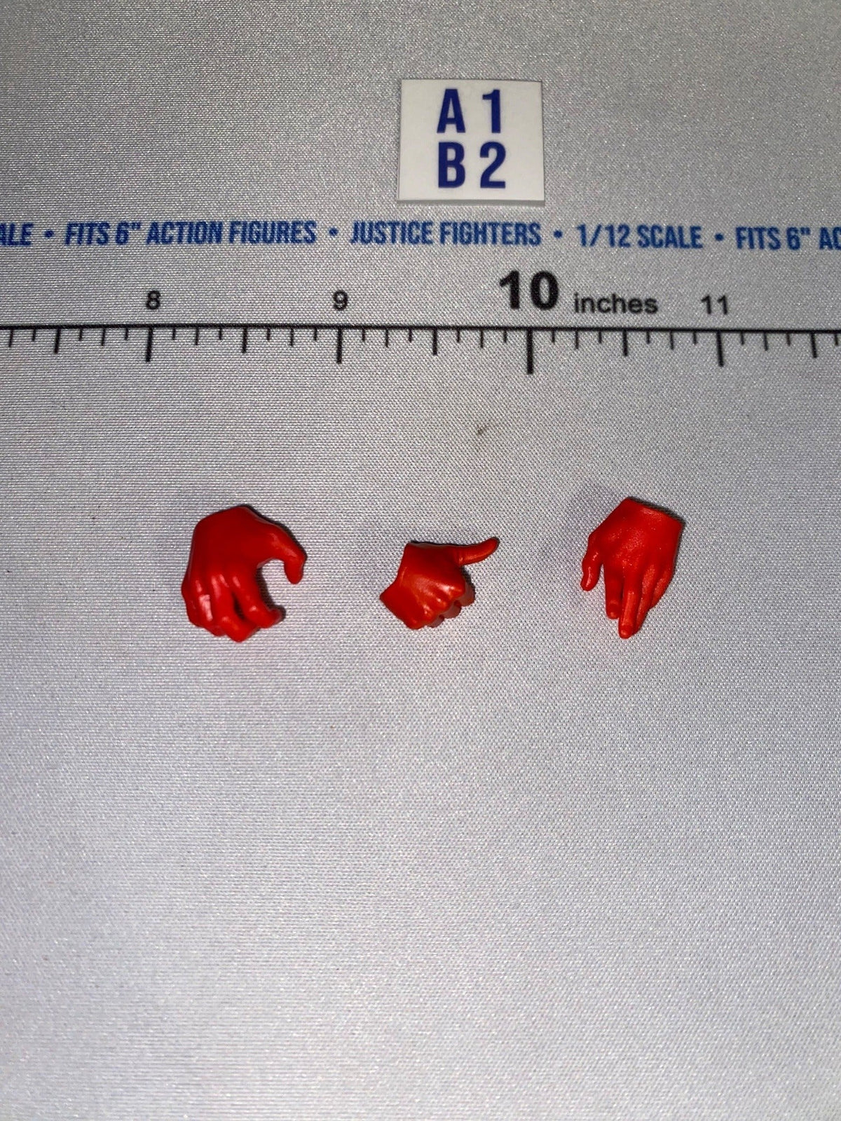 1/12 Scale Hands Set - Red