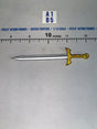 1/12 Scale Four Horsemen - Mythic Legions Medieval Fantasy Sword with Gold Handle and Guard