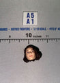 1/12 Scale Female Head Sculpt with Dark Wavy Hair