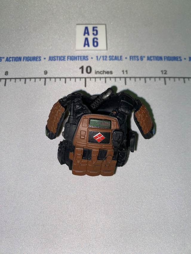 1/12 Scale Modern Era Tactical Chest Rig Body Armor - Resident Evil