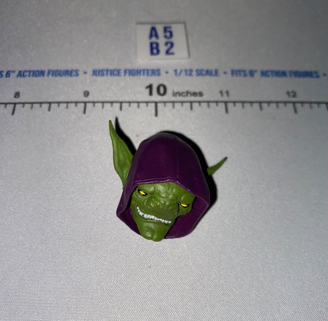 1/12 Scale Fantasy Green Goblin Head Sculpt - Four Horsemen - Mythic Legions