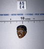 1/12 Scale Male Head Sculpt with Glasses - African American - Smiling