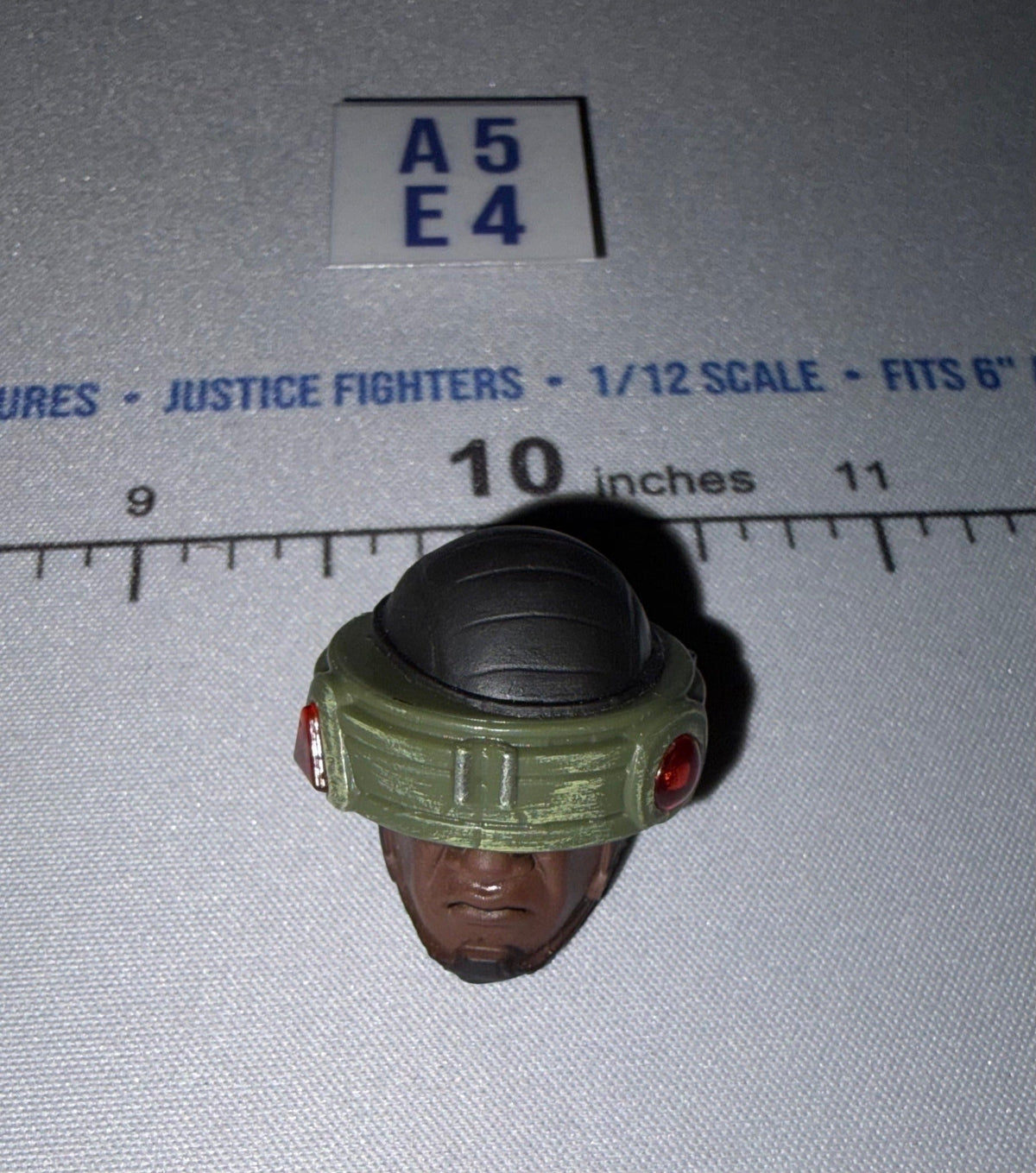 1/12 Scale Male Head Sculpt - African American - Science Fiction - Valaverse