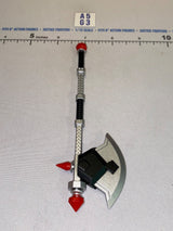1/12 Scale Medieval Fantasy Battle Axe with Spike Staff - Four Horsemen - Mythic Legions