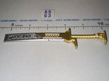 1/12 Scale Medieval Fantasy Sword - Four Horsemen - Mythic Legions - Gold Handle