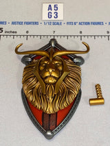 1/12 Scale Medieval Fantasy Lion Head Shield - Four Horsemen - Mythic Legions