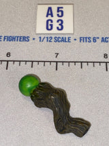 1/12 Scale Fantasy Era Ornate Staff Stop with Green Orb - Four Horsemen - Mythic Legions