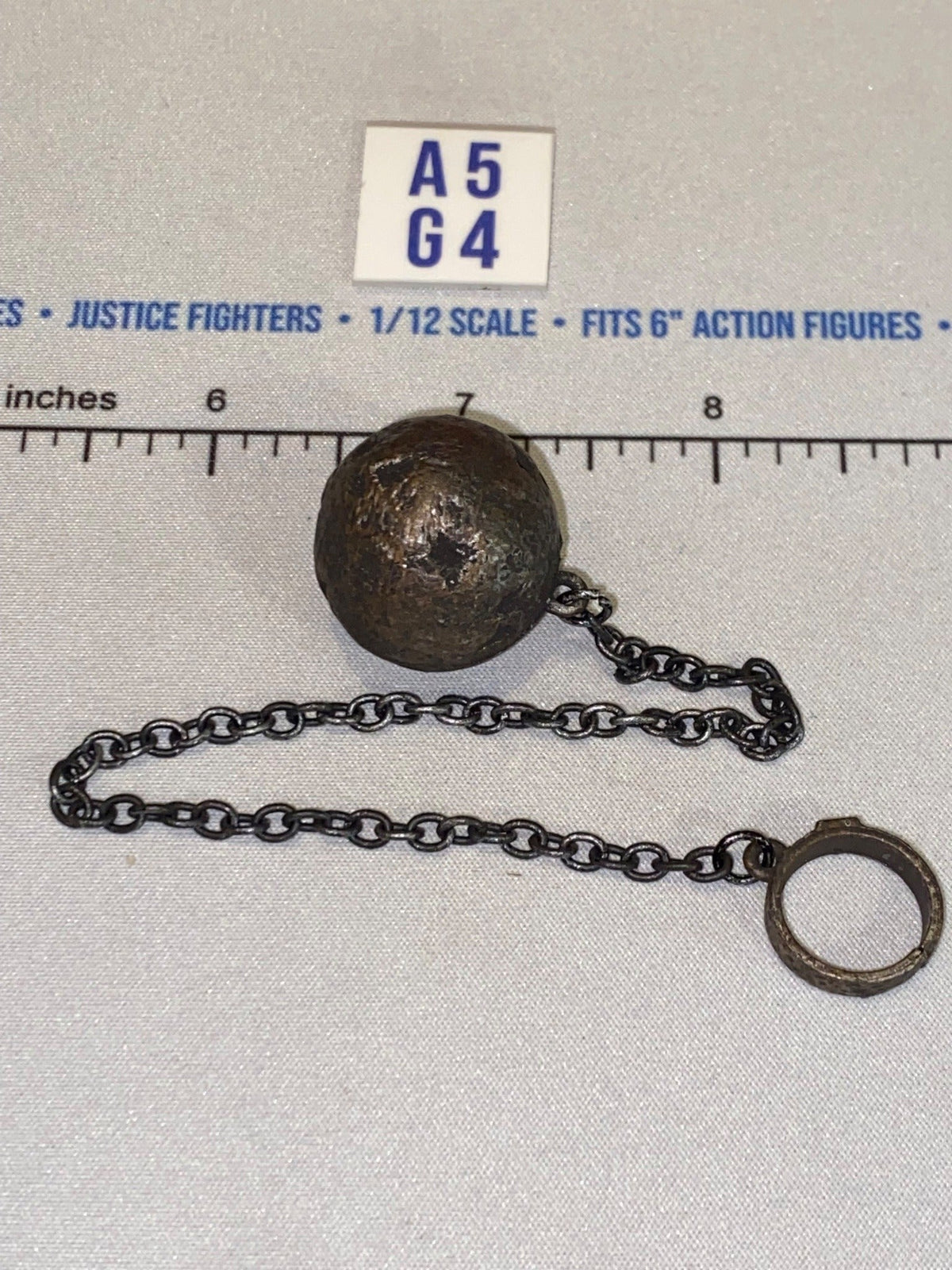 1/12 Scale Four Horsemen - Mythic Legions Fantasy Era Prison Ball and Chain with Ring Shackle