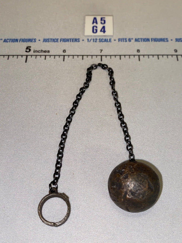 1/12 Scale Four Horsemen - Mythic Legions Fantasy Era Prison Ball and Chain with Ring Shackle