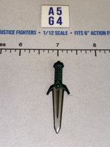 1/12 Scale Fantasy Dagger with Ornate Handle