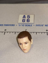1/12 Scale Female Head Sculpt with Short Brown Hair