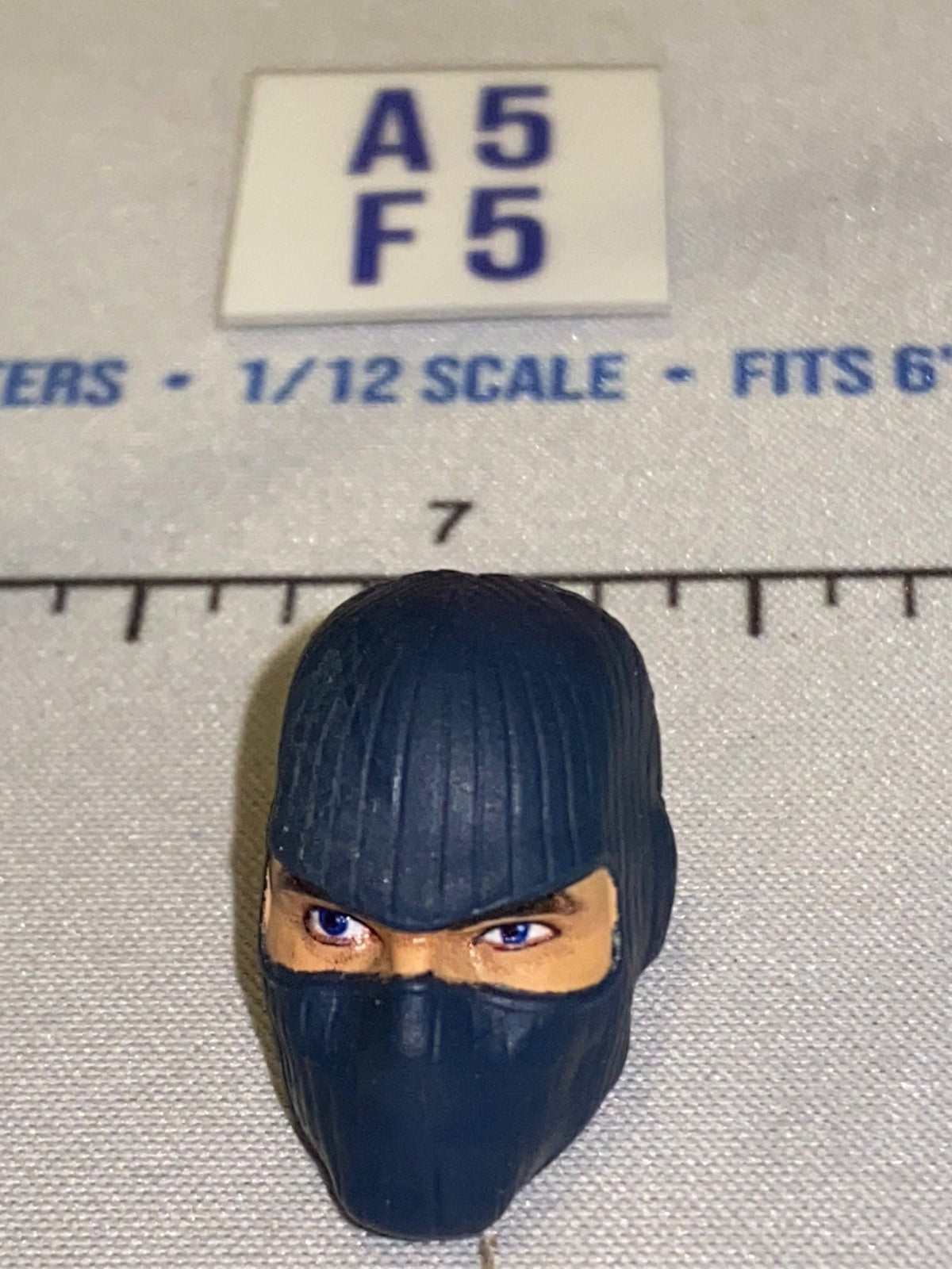 1/12 Scale Blue Masked Head Sculpt - Valaverse