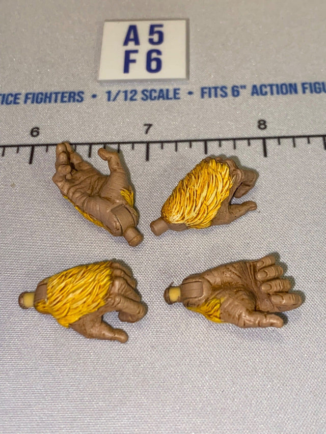 1/12 Scale Furry Beast Creature Hand Set - Mixed Poses - Four Horsemen - Mythic Legions