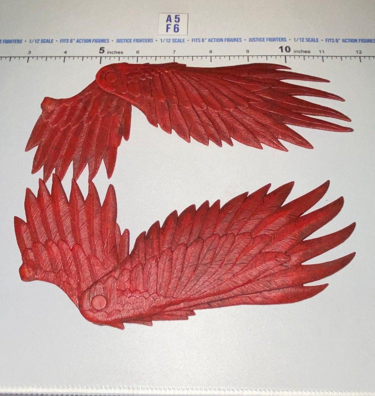 1/12 Scale Fantasy Angel Wings Set (Red) - Four Horsemen - Mythic Legions