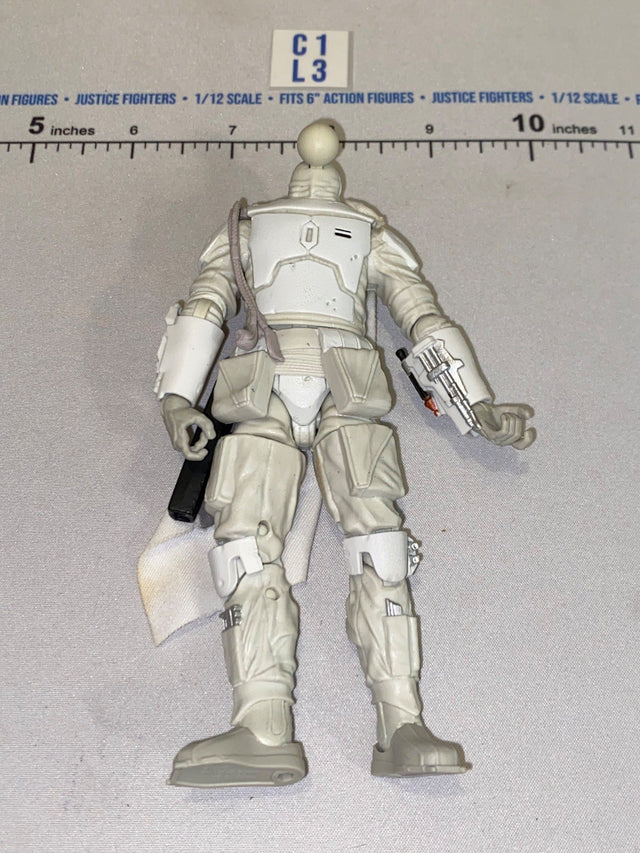 1/12 Scale Star Wars Black Series Boba Fett Mandalorian White Armor Figure