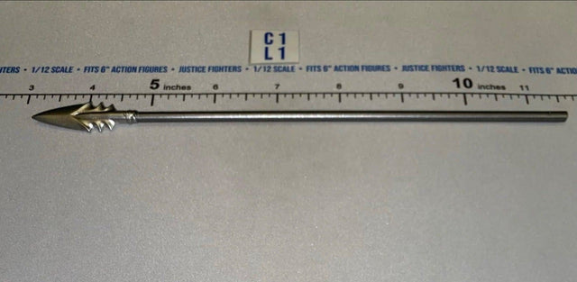 1/12 Scale Ancient Fantasy Barbed Spear Weapon