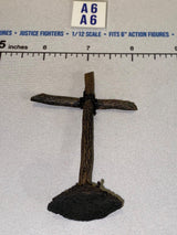 1/12 Scale Religious Wooden Cross Diorama Accessory