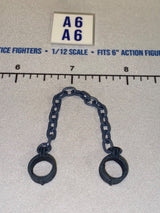 1/12 Scale Fantasy Prison Shackles with Chain Set