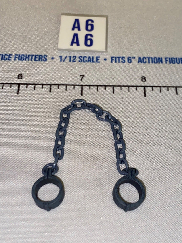 1/12 Scale Fantasy Prison Shackles with Chain Set