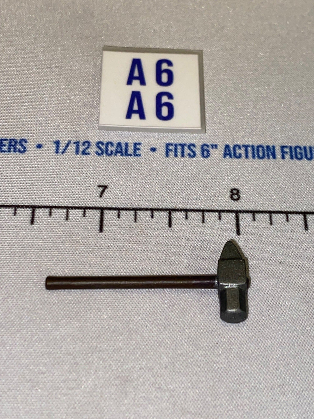 1/12 Scale Western Medieval Blacksmith Hammer Tool
