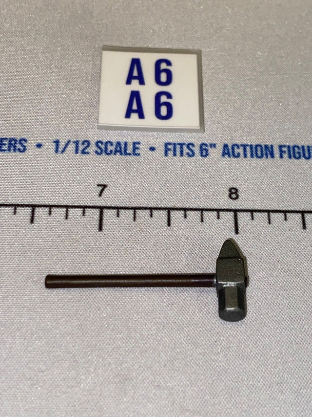 1/12 Scale Western Medieval Blacksmith Hammer Tool