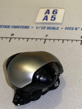 1/12 Scale Science Fiction Combat Helmet Head Sculpt