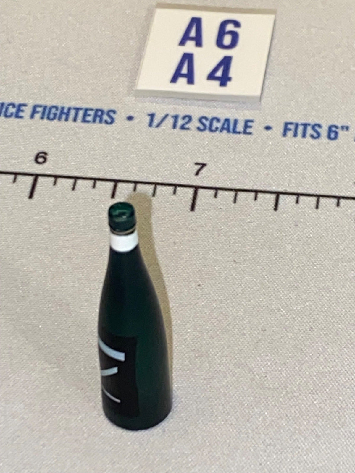 1/12 Scale Modern Era Champagne or Wine Bottle