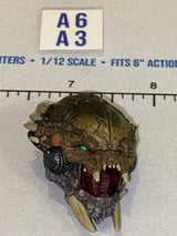 1/12 Scale Four Horsemen - Cosmic Legions Alien Creature Head Sculpt with Cybernetic Implant and Tusks