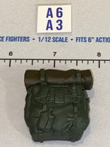 1/12 Scale Modern Military Large Field Pack with Bedroll - GI Joe Classified