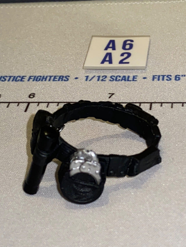 1/12 Scale Modern Era Police Gun Belt with Holster and Baton