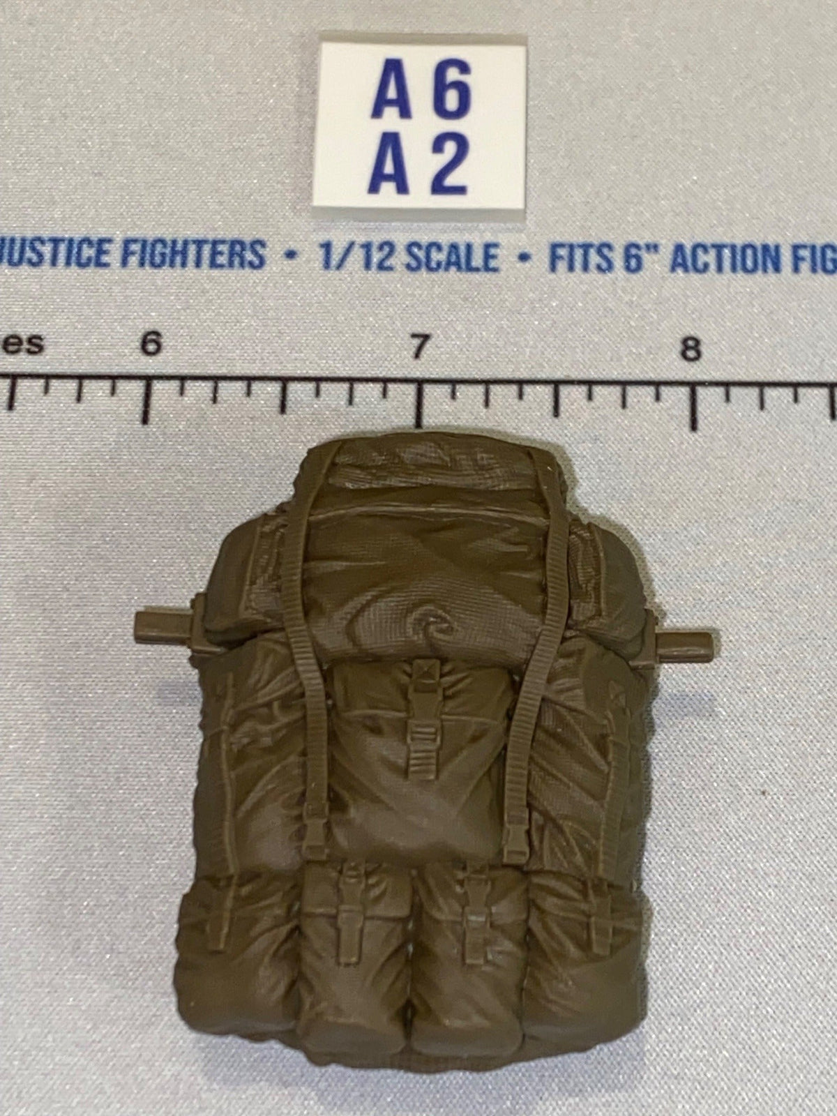 1/12 Scale GI Joe Classified Modern Era Military Large Tactical Backpack - Coyote Brown