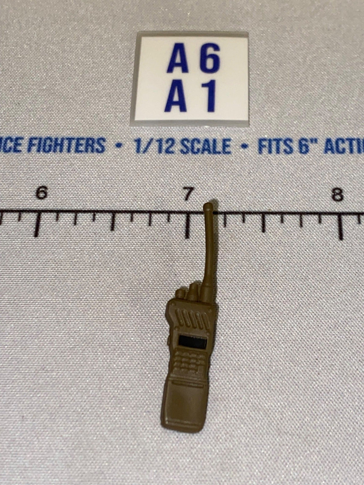 1/12 Scale Modern Era Military Handheld Radio with Antenna