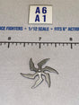 1/12 Scale Ninja Shuriken Throwing Star