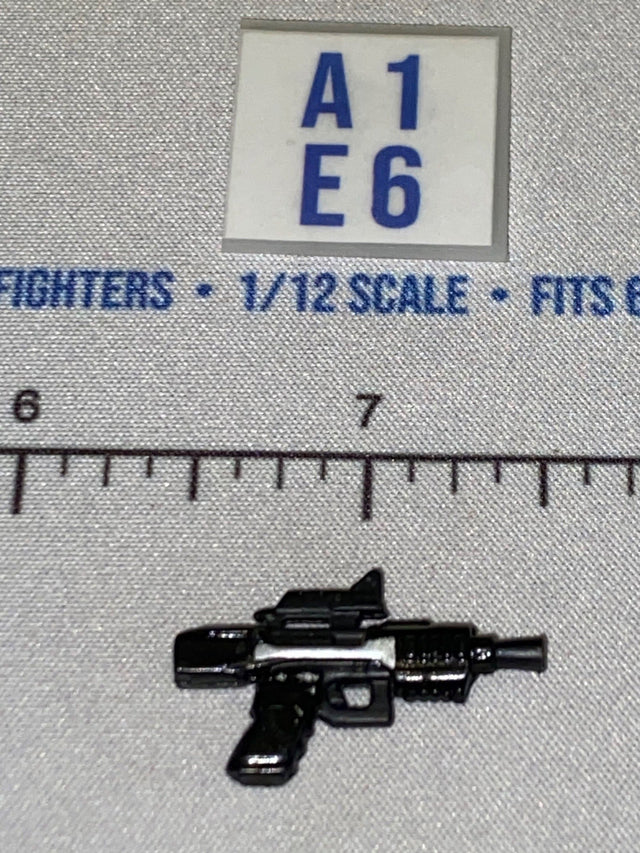 1/12 Scale Science Fiction Blaster Rifle - Black/Silver - Star Wars Black Series