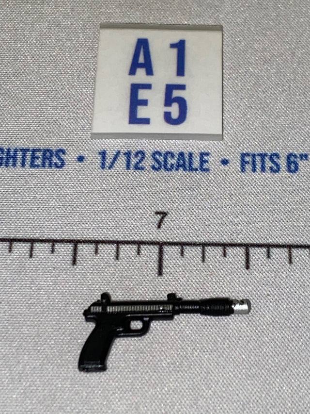 1/12 Scale Blaster Pistol - Black/Silver - Star Wars Black Series