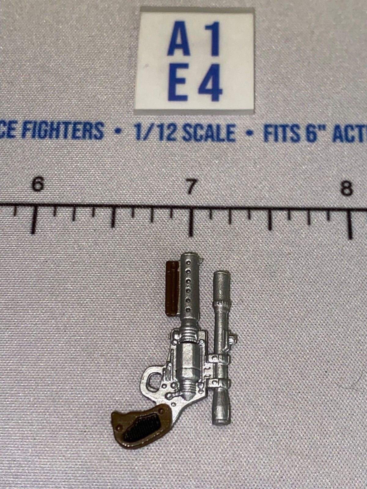 1/12 Scale Science Fiction Blaster Pistol with Scope