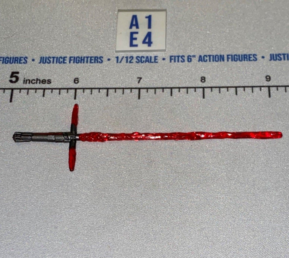1/12 Scale Sith Crossguard Red Lightsaber - Star Wars Black Series