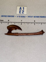 1/12 Scale Medieval Fantasy Battle Axe, Copper Color - Four Horsemen - Mythic Legions