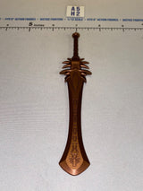 1/12 Scale Medieval Fantasy Broad Sword with Blade Engraving - Four Horsemen - Mythic Legions