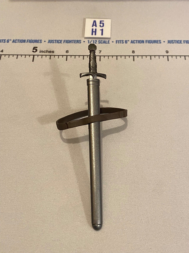 1/12 Scale Four Horsemen - Mythic Legions Medieval Fantasy Sword in Scabbard with Belt