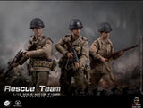1/12 Scale WWII US Army Rescue Team Three Figure Set - NIB POP - NIB