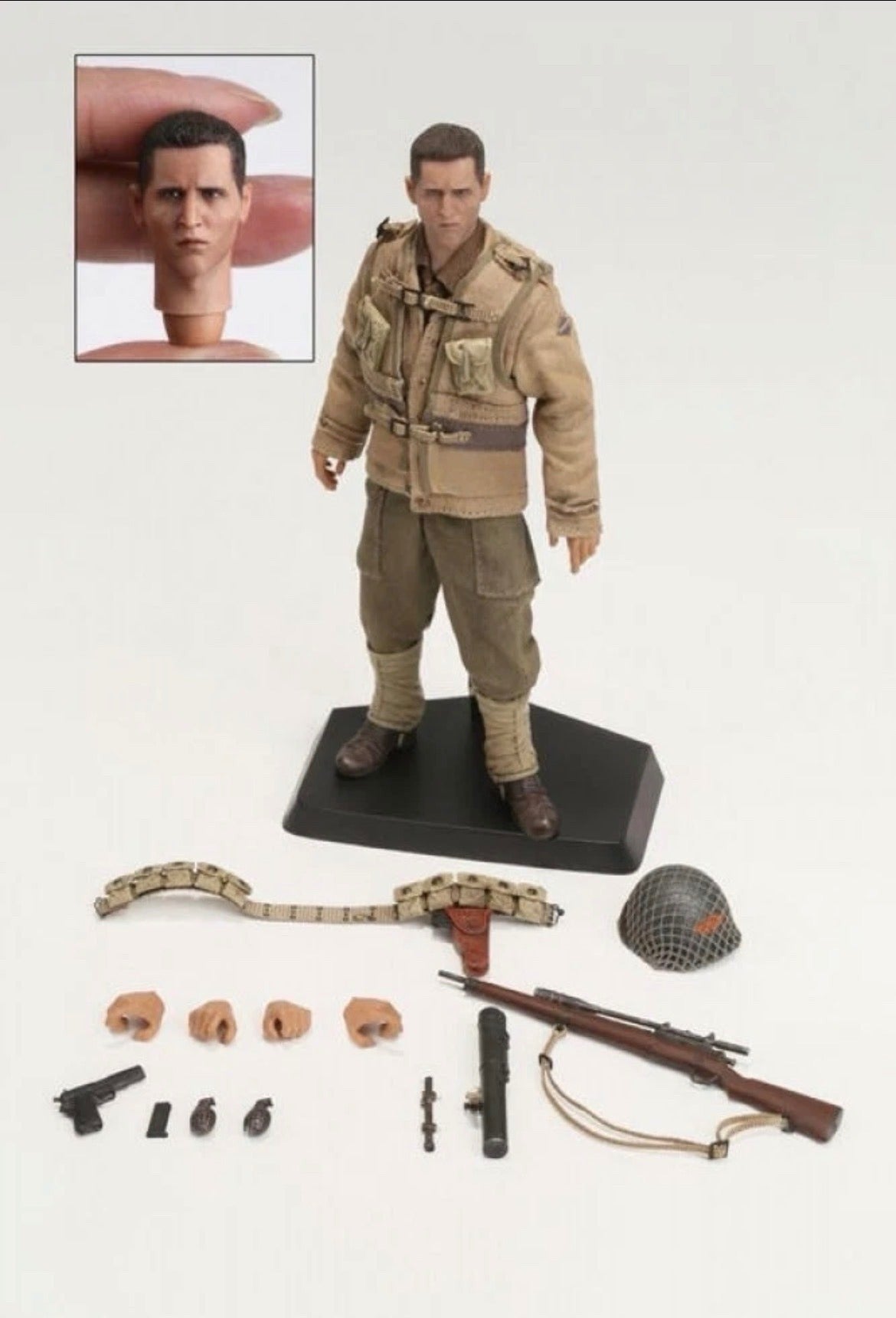 1/12 Scale WWII US Army Rescue Team Three Figure Set - NIB POP - NIB