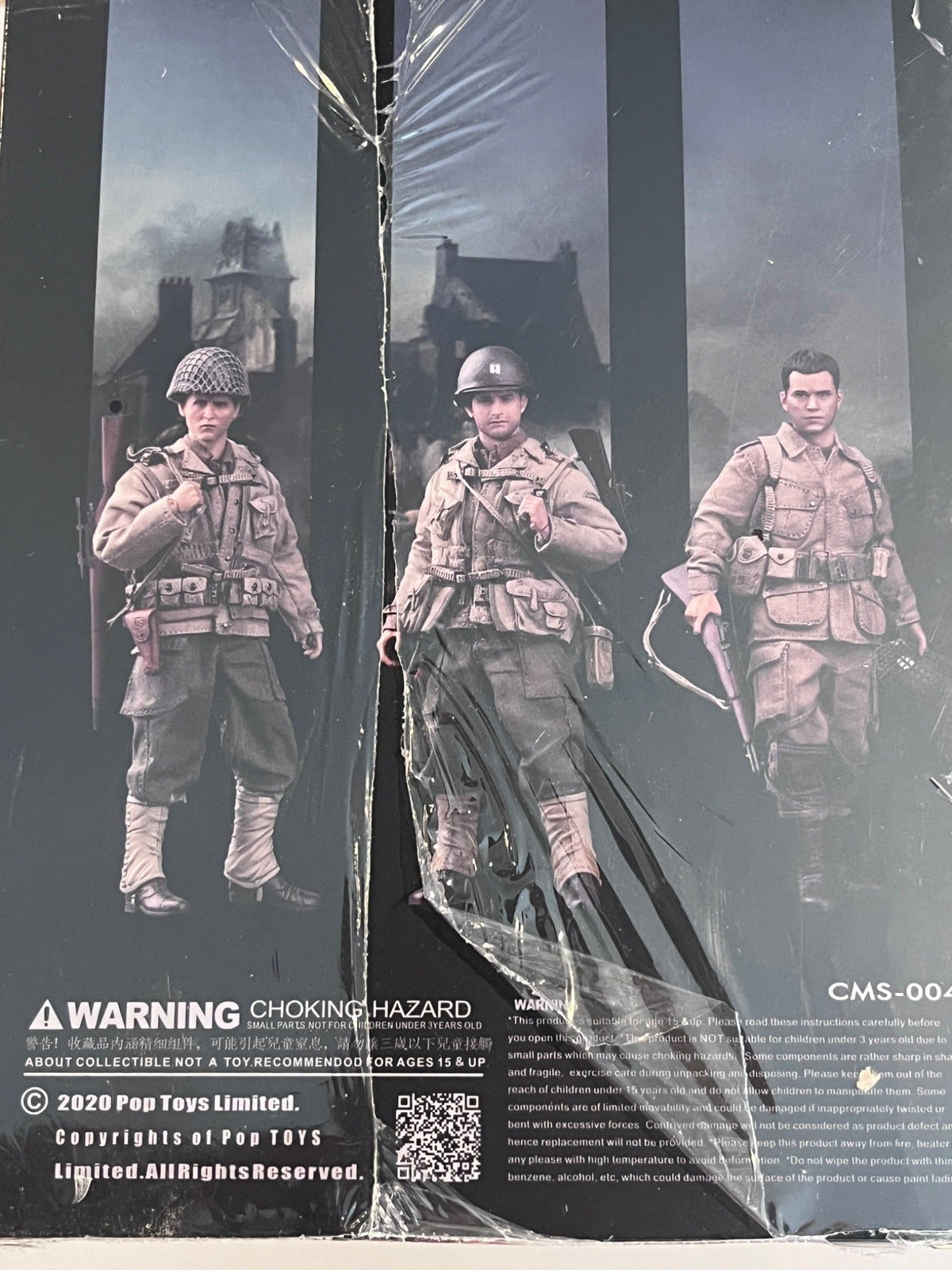 1/12 Scale WWII US Army Rescue Team Three Figure Set - NIB POP - NIB