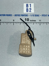 1/12 Scale Modern Era Tactical Field Radio Backpack - Tan - Valaverse