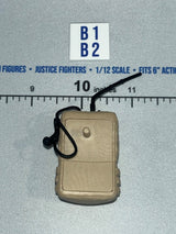 1/12 Scale Modern Era Tactical Field Radio Backpack - Tan - Valaverse